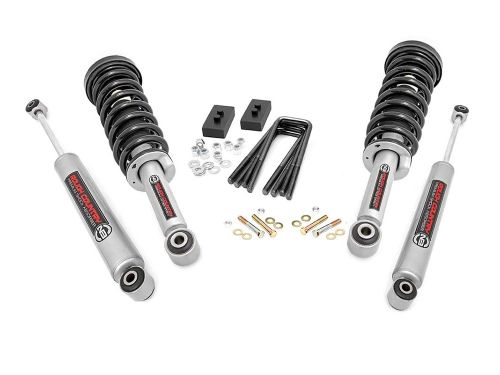 2" 2021-2026 Ford F150 4wd Leveling Kit w/Lifted N3 Struts & Premium N3 shocks by Rough Country
