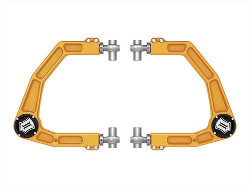Land Cruiser 2024-2026 Toyota 4WD Billet Aluminum Upper Control Arms (w/Gold Anodizing) by ICON Vehicle Dynamics