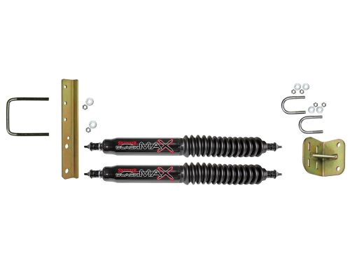 CJ5 / CJ7 1976-1986 Jeep 4WD Black Max Dual Steering Stabilizer Kit by Skyjacker