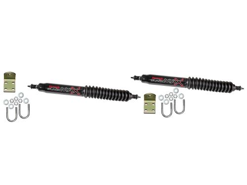 F150 1977-1979 Ford 4WD Black Max Dual Steering Stabilizer Kit by Skyjacker