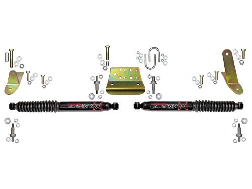 Ram 2500/3500 2003-2008 Dodge 4WD Black Max Dual Steering Stabilizer Kit by Skyjacker