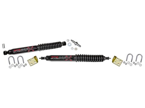 Wrangler TJ 1997-2006 Jeep 4WD Black Max Dual Steering Stabilizer Kit by Skyjacker