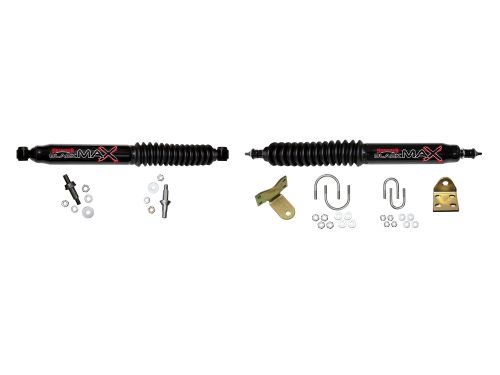 Pickup 1 ton 1977-1987 Chevy 4WD Black Max Dual Steering Stabilizer Kit by Skyjacker