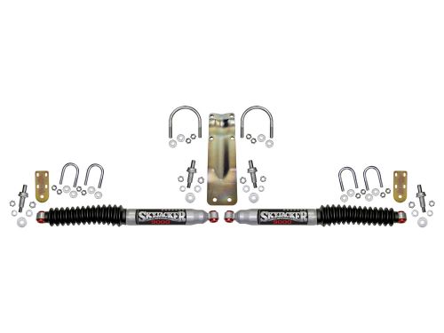 Pickup 1/2 ton & 3/4 ton 1967-1987 Chevy 4WD 9000 Series Dual Steering Stabilizer Kit by Skyjacker