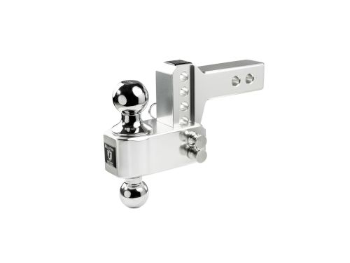 2" Aluminum Adjustable Ball Mount Hitch (2" Drop/Rise) by BulletProof