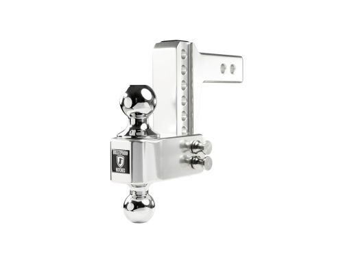 2" Aluminum Adjustable Ball Mount Hitch (4" Drop/Rise) by BulletProof