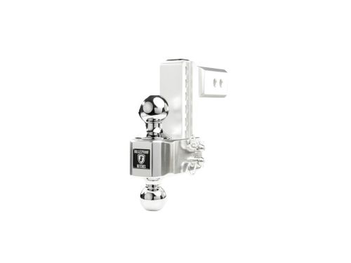 2.5" Aluminum Adjustable Ball Mount Hitch (4" Drop/Rise) by BulletProof