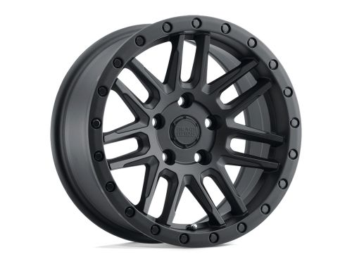 Arches - Matte Black - 20"x9.5" W/ 5X120mm Bolt Pattern, 5.25" Backspacing, & 0mm Offset Wheel by Black Rhino