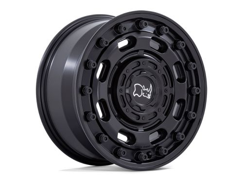 Atlas - Matte Black - 16"x8" W/ 6X139.7mm Bolt Pattern, 4.11" Backspacing, & -10mm Offset Wheel by Black Rhino