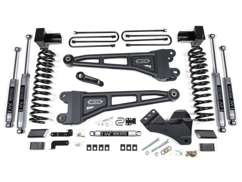 4" 2017-2019 Ford F350 Super Duty 4WD (Dually models) Radius Arm Lift Kit by BDS Suspension