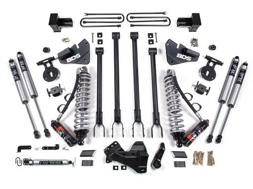 4" 2017-2019 Ford F250/F350 4WD (w/diesel engine) Fox Performance Elite CoilOver 4-Link Arm Lift Kit by BDS Suspension