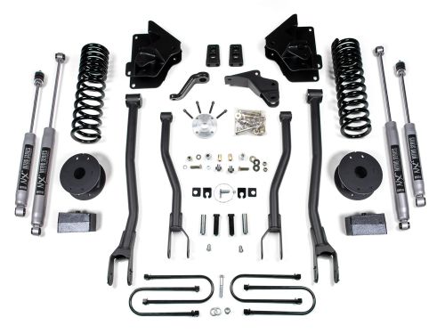 4" 2013-2018 Dodge Ram 3500 (w/Rear Air-Ride) 4WD 4-Link Lift Kit by BDS Suspension