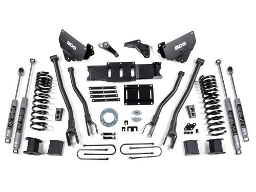5.5" 2013-2018 Dodge Ram 3500 Gas Engine (w/Rear Air-Ride) 4WD 4-Link Lift Kit by BDS Suspension