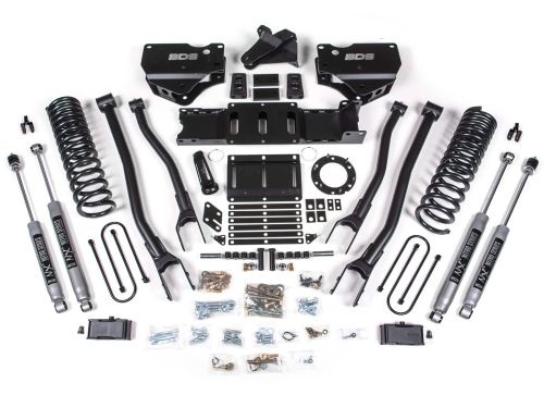 4" 2019-2024 Dodge Ram 3500 (w/Diesel engine) 4WD 4-Link Lift Kit by BDS Suspension