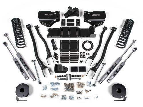 4" 2019-2024 Dodge Ram 2500 (w/Diesel Engine & Factory Rear Air-Ride) 4WD 4-Link Lift Kit by BDS Suspension