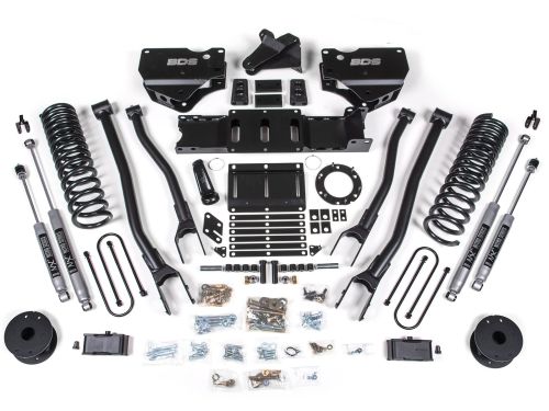 4" 2019-2024 Dodge Ram 3500 (w/Gas Engine & Factory Rear Air-Ride) 4wd 4-Link Lift Kit by BDS Suspension