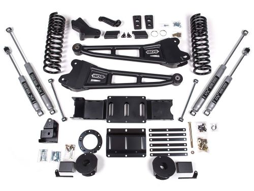 6" 2019-2024 Dodge Ram 2500 (w/Diesel Engine & Factory Rear Air-Ride) 4WD Radius Arm Lift Kit by BDS Suspension