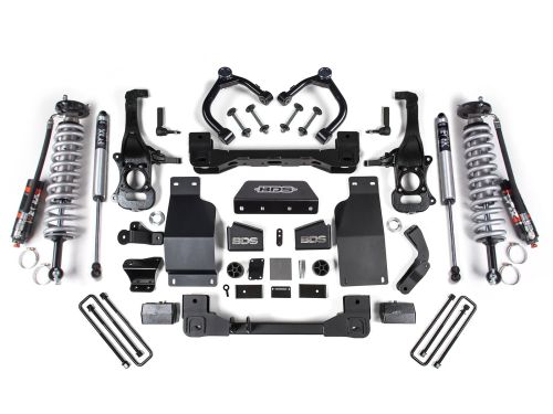 4" 2019-2024 GMC Sierra 1500 4WD Fox Performance Elite Coilover Lift Kit by BDS Suspension