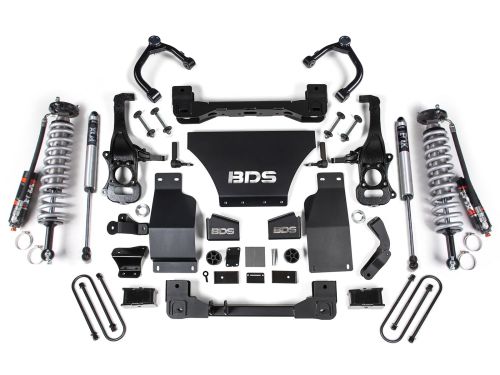 4" 2019-2026 GMC Sierra 1500 AT4 4WD Fox Performance Elite Coilover Lift Kit by BDS Suspension