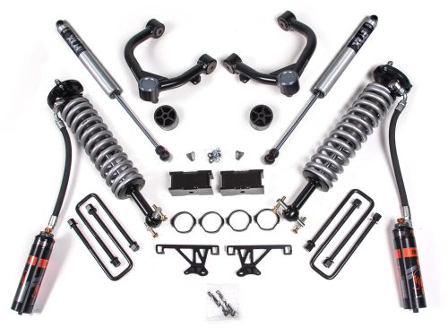 3.5" 2019-2024 Chevy Silverado 1500 4WD Fox 2.5 Performance Elite Coilover Lift Kit by BDS Suspension