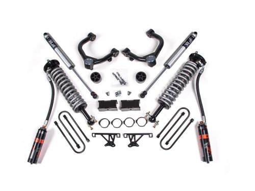 3.5" 2025-2026 Chevy Silverado 1500 4WD Fox 2.5 Performance Elite Coilover Lift Kit by BDS Suspension