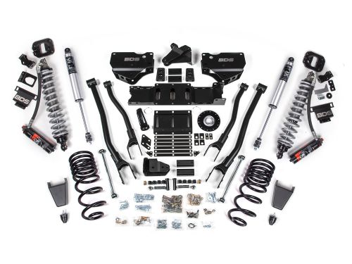 4" 2025-2026 Dodge Ram 2500 4WD Fox 2.5 Performance Elite Coilover 4-Link Lift Kit by BDS Suspension