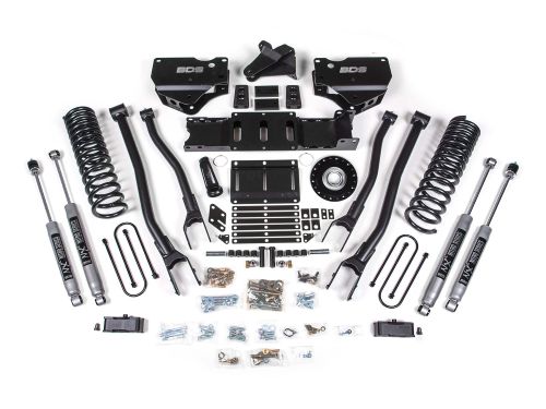 4" 2025-2026 Dodge Ram 3500 4WD (w/Gas Engine) Extended Travel 4-Link Lift Kit by BDS Suspension