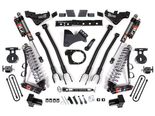 7" 2023-2026 Ford F250/F350 Super Duty 4WD (w/Diesel Engine) 4-Link Lift Kit w/Fox 2.5 Performance Elite Coilover Conversion by BDS Suspension