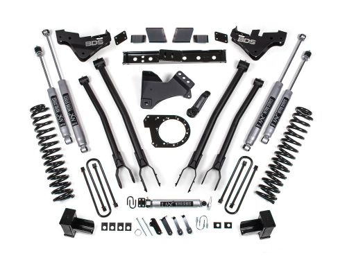 7" 2023-2026 Ford F350 Super Duty 4WD (w/Dual Rear Wheels and Diesel Engine) 4-Link Lift Kit by BDS Suspension