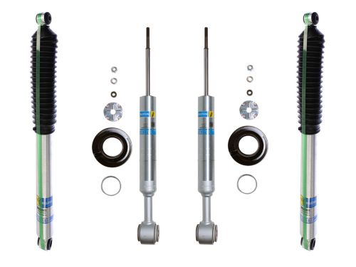 F150 2004-2008 Ford 4wd - Bilstein 5100 0–2" Adjustable Height Front Leveling Struts & 5100 Rear Shocks (Set of 4)