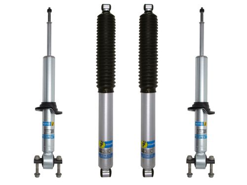 F150 2015-2020 Ford 4WD - Bilstein 5100 0–2.5" Adjustable Height Front Leveling Struts & 5100 Rear Shocks (Set of 4)