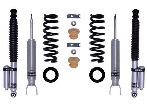 Ram 1500 2019-2025 Dodge 4wd - Bilstein 6112 0-2.6" Adjustable Height Front Leveling Coilovers & 5160 Rear Reservoir Shocks (Set of 4)