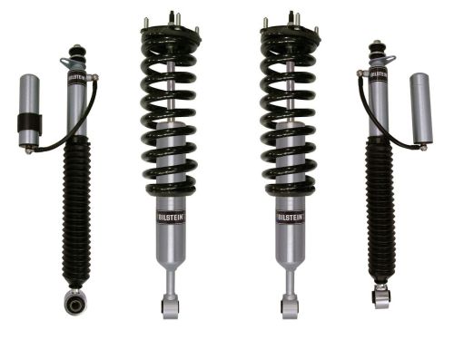 FJ Cruiser 2007-2009 Toyota - Bilstein 6112 Assembled 1.9-3.4" Adjustable Height Front Leveling Coilovers & 5160 Rear Reservoir Shocks (Set of 4)