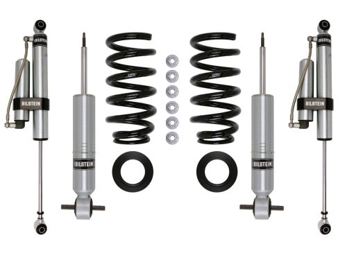 Silverado 1500 2007-2013 Chevy 4WD - Bilstein 6112 0-1.85" Adjustable Height Front Leveling Coilovers & 5160 Rear Reservoir Shocks (Set of 4)