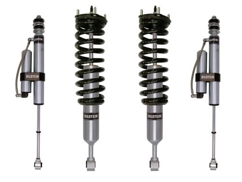 Tundra 2007-2021 Toyota - Bilstein 6112 Assembled .75-2.5" Adjustable Height Front Leveling Coilovers & 5160 Rear Reservoir Shocks (Set of 4)