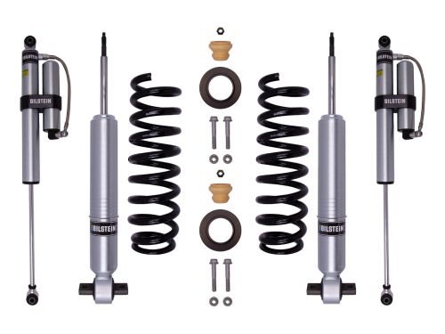 F150 2021-2026 Ford 4WD - Bilstein 6112 0-2.5" Adjustable Height Front Leveling Coilovers & 5160 Rear Reservoir Shocks (Set of 4)