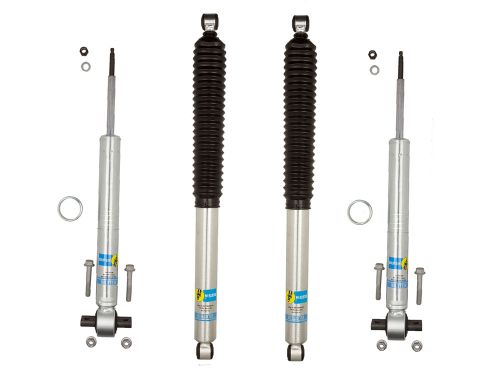 F150 2021–2026 Ford 4WD – Bilstein 5100 0–2.5" Adjustable Height Front Leveling Struts & 5100 Rear Shocks (Set of 4)