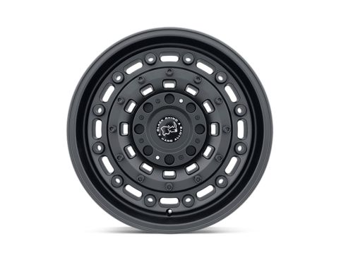 Arsenal - Textured Matte Black - 17"x9.5" W/ 8X170mm Bolt Pattern, 5.72" Backspacing, & 12mm Offset Wheel by Black Rhino