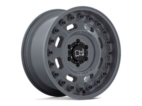 Axle - Battleship Gray - 17"x9.5" W/ 6X139.7mm Bolt Pattern, 5.49" Backspacing, & 6mm Offset Wheel by Black Rhino