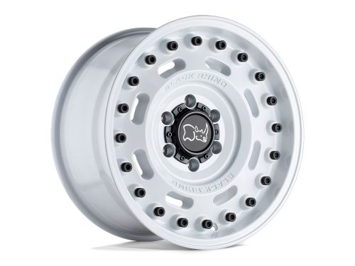 Axle - Gloss White - 17"x9.5" W/ 6X139.7mm Bolt Pattern, 4.54" Backspacing, & -18mm Offset Wheel by Black Rhino