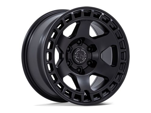 Bahari - Matte Black - 17"x8.5" W/ 6X139.7mm Bolt Pattern, 5.73" Backspacing, & 25mm Offset Wheel by Black Rhino
