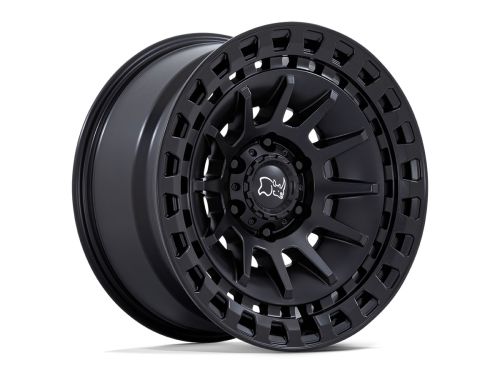 Barrage - Matte Black - 17"x8.5" W/ 6X139.7mm Bolt Pattern, 4.36" Backspacing, & -10mm Offset Wheel by Black Rhino