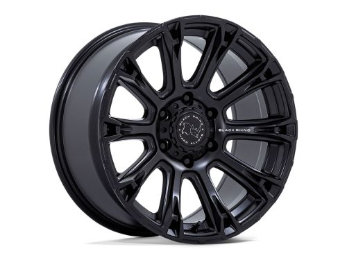 Diamondback - Matte Black - 17"x9" W/ 6X139.7mm Bolt Pattern, 4.53" Backspacing, & -12mm Offset Wheel by Black Rhino