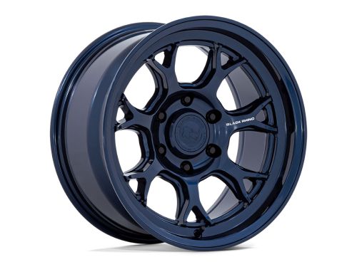 Etosha - Gloss Midnight Blue - 17"x8.5" W/ 6X139.7mm Bolt Pattern, 5.22" Backspacing, & 12mm Offset Wheel by Black Rhino