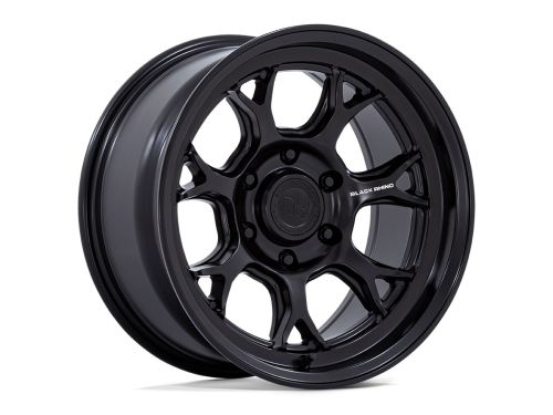 Etosha - Matte Black - 17"x8.5" W/ 5X127mm Bolt Pattern, 4.36" Backspacing, & -10mm Offset Wheel by Black Rhino