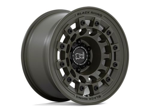 Fuji - Olive Drab Green - 17"x9" W/ 5X127mm Bolt Pattern, 4.53" Backspacing, & -12mm Offset Wheel by Black Rhino