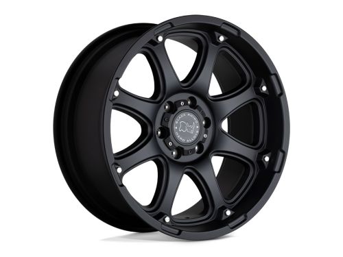 Glamis - Matte Black - 17"x9" W/ 8X165.1mm Bolt Pattern, 5.47" Backspacing, & 12mm Offset Wheel by Black Rhino