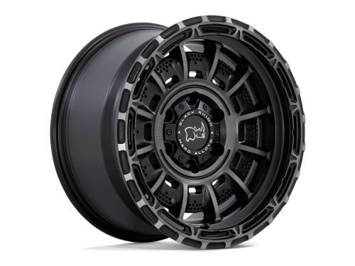 Legion - Matte Black Gray Tint - 17"x9" W/ 6X139.7mm Bolt Pattern, 5" Backspacing, & 0mm Offset Wheel by Black Rhino