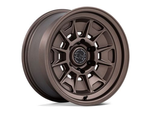 Mondo - Burnt Bronze - 17"x8.5" W/ 6X139.7mm Bolt Pattern, 4.36" Backspacing, & -10mm Offset Wheel by Black Rhino