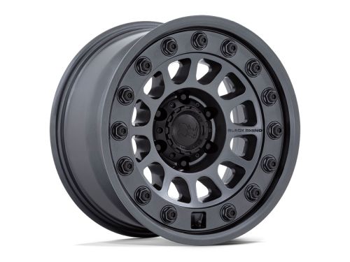 Outback - Matte Gunmetal - 17"x8.5" W/ 6X139.7mm Bolt Pattern, 4.36" Backspacing, & -10mm Offset Wheel by Black Rhino